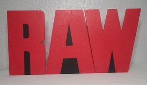 Mattel WWE Elite RAW Stage Letter Set (30th Anniversary Target 3 Pack) 6” Scale - Picture 1 of 2