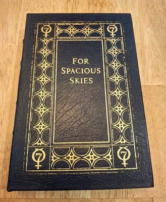 Easton Press "FOR SPACIOUS SKIES" signed SCOTT CARPENTER Mercury astronaut COA Foto 1 de 4