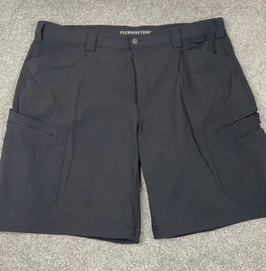 Duluth Shorts Uomo 44 Nero Flexpedition Elasticizzato Lavoro Outdoor Relaxed Fit 11" - Foto 1 di 10