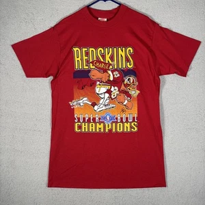 Camisa 1992 Washington Redskins Super Bowl 26 para hombre talla XL nuez moscada Jack Davis roja - Imagen 1 de 13