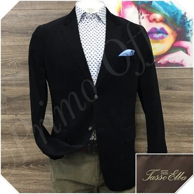 Blazer Abrigo Deportivo TASSO ELBA Para Hombres Chaqueta Informal Dos Botones Talla L 42-44 PANADERÍA Foto 1 de 4