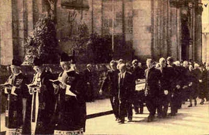 TRÈVES reçu d'origine ~1955 avec mémoire prêtre Henri Louis Franz Chardon - Photo 1/1