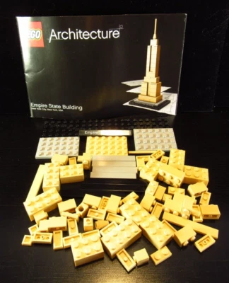 Lego Kit Architecture Empire State Building Complete w Instructions No Box - Image 1 of 4