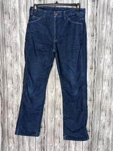 Wear Guard Men's Blue Dark Wash Flannel Lined Thick Denim Jeans Size 34 - Picture 1 of 10