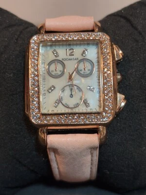 Rocawear Pink Quartz Women's Watch 2803 New Battery - Image 1 of 4