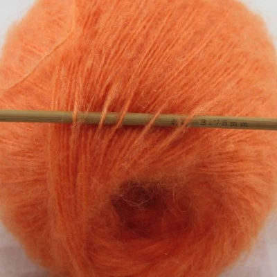 32Colors 1BallX50g Fluffy Soft Mohair Lace Crochet Shawl Hand Knitting DIY Yarn - Image 1 of 4