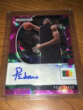 2020 PANINI PRIZM DRAFT PICKS Pink SP Prizm PAUL EBOUA Autograph Auto CARD