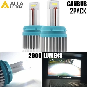 AllaLighting 2600LM 7441 LED Back Up Light Reverse Backup Lamp 6000K Super White - Picture 1 of 12