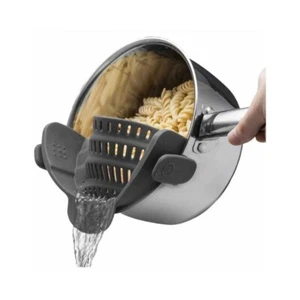 Colador de alimentos de silicona negro - Imagen 1 de 6