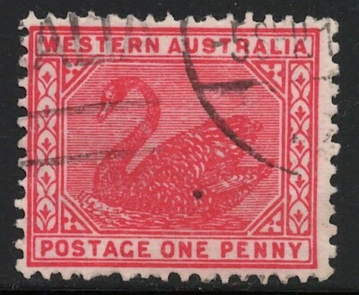 Western Australia Sc #90 Swan 1p (1905) USED [C] - Image 1 of 2