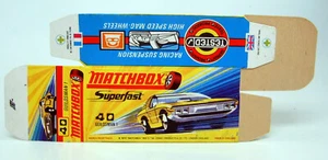 Matchbox Lesney Superfast 40B Guildsman ungefaltete Box ohne "Neu" - Bild 1 von 2