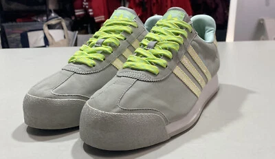Zapatilla Adidas Samoa Gris Neón Verde Lima Para Mujer Talla: 10 #G67464 Foto 1 de 4