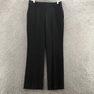 Liz Claiborne Trouser Dress Pants Womens 6 (Actual 32x32) Black Mid Rise Zip NEW - Picture 1 of 21