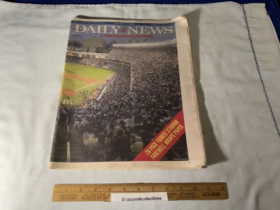 Винтажная газета New York Daily News 22 сентября 2008 прощание со стадионом Янки - Изображение 1 из 4