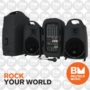Behringer EUROPORT PPA2000 Portable PA System 2000W 8 Channel w/ Bluetooth & FX - Picture 1 of 4
