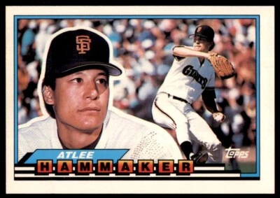 1989 Topps Big Atlee Hammaker San Francisco Giants #21 2086 - Image 1 of 2