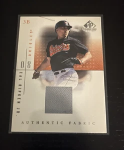 2001 SP Game Used Edition Authentic Fabric #CR Cal Ripken JERSEY - Picture 1 of 2