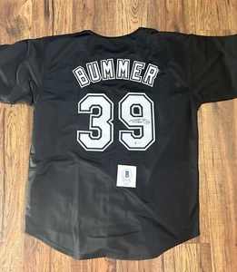 Aaron Bummer signiertes Chicago White Sox Trikot Beckett COA Größe XL schwarz - Bild 1 von 5