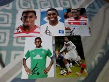 5x Signierte Fotos Frank Ronstadt Werder Bremen DFB Hamburger SV NEU 