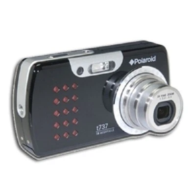 Polaroid T737 7MP 3X Optical/4x Digital Zoom Camera (Black) - Image 1 of 4
