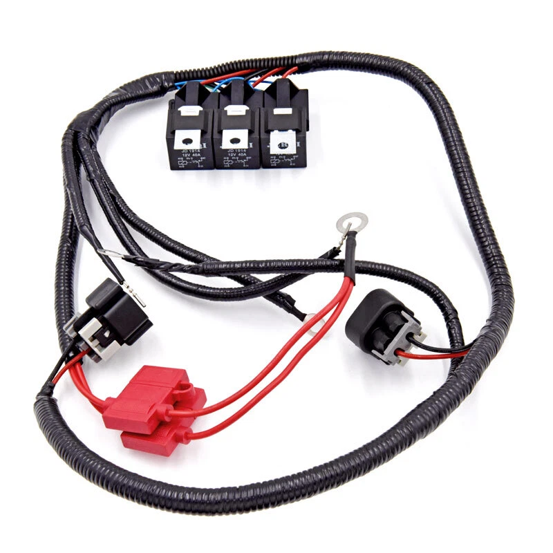 Kit de arnés de cableado de actualización de ventilador doble eléctrico para Chevy GM 1999-2006 control de ECU Foto 1 de 4