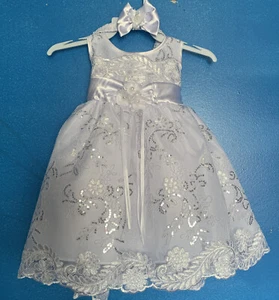 Tauf- oder Taufkleid für Mädchen/Vestido para Bautizo de nina Gr. M - Bild 1 von 11
