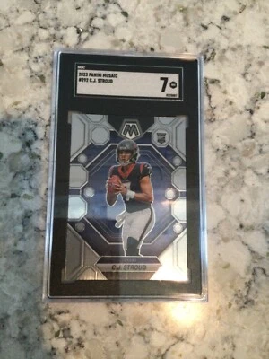 2023 Panini Mosaic CJ Stroud RC #292 Houston Texans sgc 7  prizm - Image 1 of 4