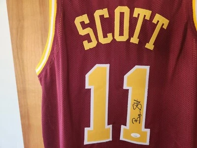 Camiseta deportiva personalizada autografiada por Byron Scott de los Arizona State Sun Devils certificado de autenticidad JSA Foto 1 de 4