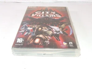 City Of Villains With 2 Sided Poster MMORPG PC DVD Rom Video Game New & Sealed - Picture 1 of 12