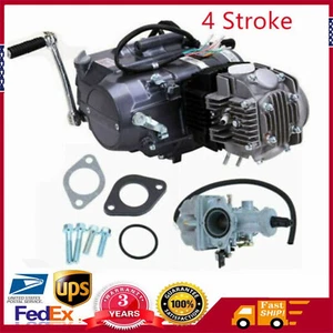 For Motorcycle LIFAN 125cc 4-stroke Manual Clutch 4UP Engine Motor Dirt Pit Bike - Bild 1 von 11