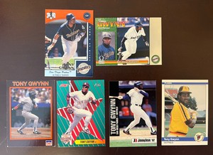 1999 Pacific Omega Hit Machine 3000 #4 & 1999 Omega #202 Tony Gwynn + 4 more 2K7