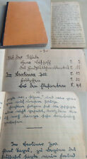 Handschrift BERLIN um 1930, Erinnerungen Schüler an SCHULE & Berliner ZOO Unikat