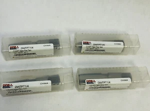 LOT OF 4 DRILL AMERICA # DWTPT1/4 CS NPT TAPER PIPE TAP 1/4-18NPT 4FLT - Picture 1 of 5