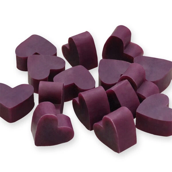 Florex 50 Mini Mini Herzseifen Schafsmilch Gastgeschenk Hochzeit Aronia 7275AR G - Bild 1 von 1