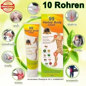 Body Cream Thai Herbal Help Reduce Relieve Muscle Aches Pain Sprains Massage 10x - Bild 1 von 11