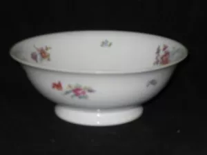 Syracuse Old Haarlem Round Vegetable Serving Bowl Green Trim Flowers Harlem - Picture 1 of 3