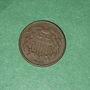 1866 TWO CENT PIECE   *very nice*   #463 - Picture 1 of 3