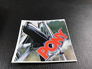 AUTOCOLLANT VINTAGE PONY VELO TOUR DE FRANCE - Foto 1 di 1