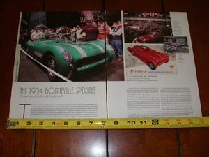 1954 PONTIAC BONNEVILLE CONCEPT CAR ORIGINAL 2006 ARTICLE - Picture 1 of 3