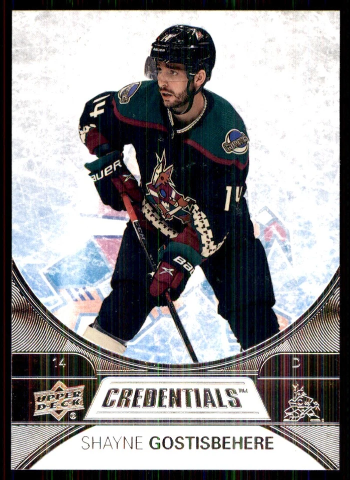 2021-22 Upper Deck Credentials Shayne Gostisbehere #24 - Image 1 of 2