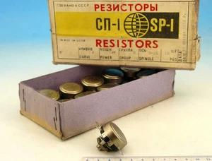 2 x 3.3K Ohm SP-1 Soviet Military Linear Potentiometer Resistor Spindle 3-12 3,3 - Picture 1 of 2