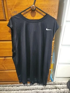 Nike Dri-Fit Division Running Exercise Black Tank Singlet Xxl Free Auss Post. - Picture 1 of 12