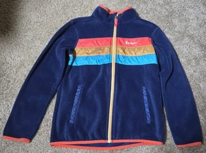Cotopaxi Kids Navy Multicolor Teca Fleece Jacket Size Medium - Picture 1 of 7