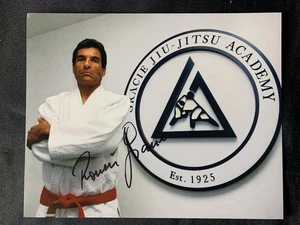 Foto autografiada 8x10 de RORION GRACIE ~Royce HELIO Relson Rolker Royler~ - Imagen 1 de 3