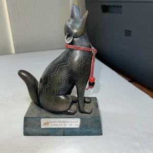 1943 1944 1945 Phoenix Union High School Reunion Coyote Estatua Phoenix AZ - Imagen 1 de 14