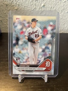 Jackson Jobe - 2025 MLB Topps NOW - Card 60 - 1st WIN RC - Presale - Picture 1 of 2