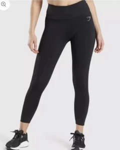 Gymshark Speed Black Training Leggings size S SMALL Ref B1A1Y - Picture 1 of 16