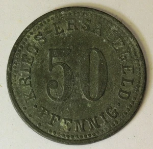 GERMANY (Wertheim) 50 Pfennig ND - Zinc - Notgeld - VF - 2635 - Picture 1 of 2