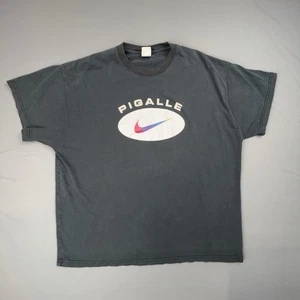 Nike Herren Shirt Pigalle Herren XL Schwarz Bunt Crew Neon Wave Streetwear Colab - Bild 1 von 6