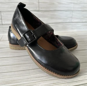 B.O.C. Scarpe comode By Born Concept nere Lara Mary Jane in ecopelle taglia 8M - Foto 1 di 9